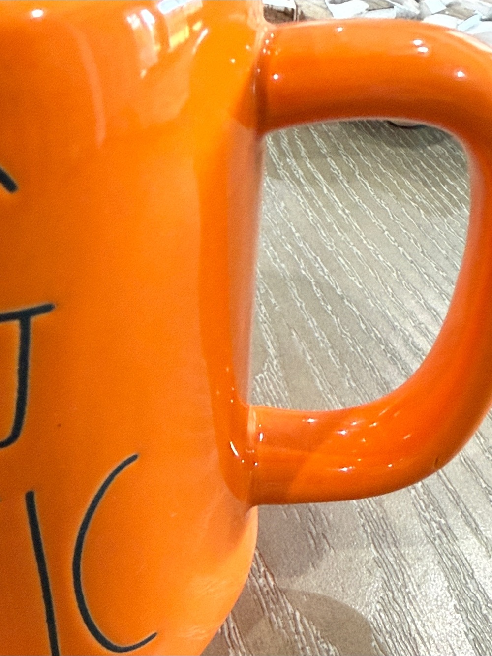 RAE DUNN HALLOWEEN Purple Magic & Orange Fang-Tastic Ceramic Mugs SET OF 2 NWT - Picture 10 of 10